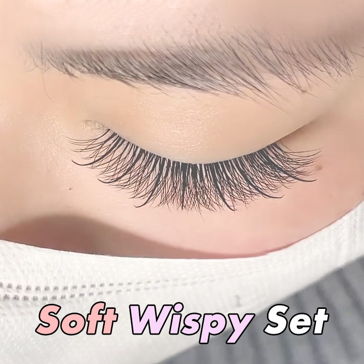 Soft Wispy Lash Extensions Set Tutorial + Lash Map