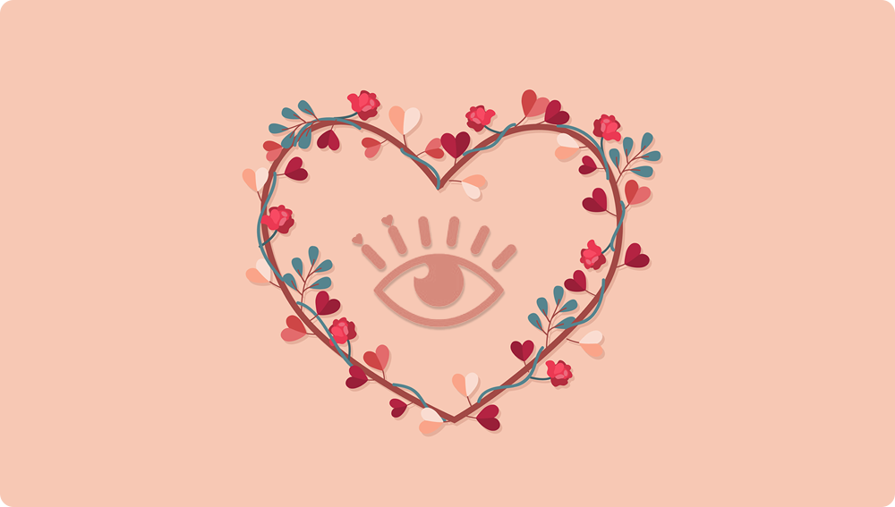 Creative Eye Makeup Inspiration for Valentine's Day