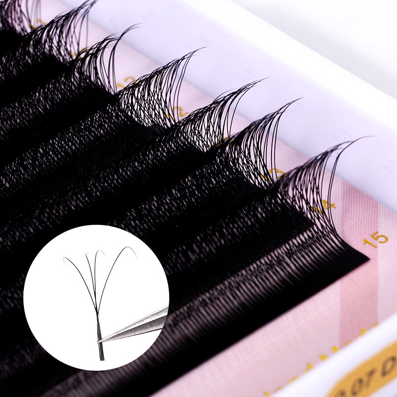 W Lashes - 4D, 0.07mm