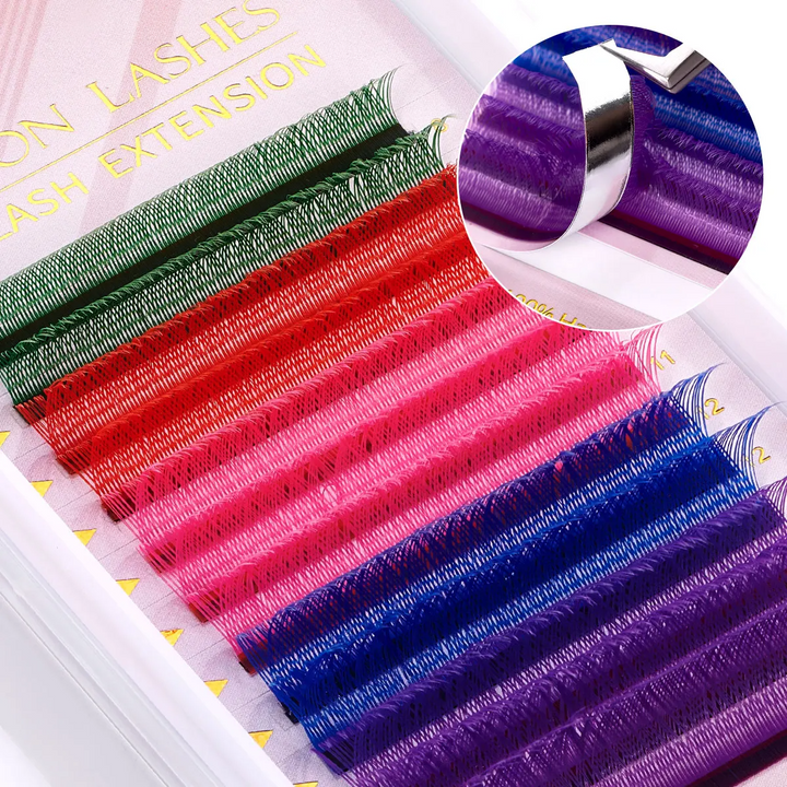 Colored YY Lashes - Mixed Tray