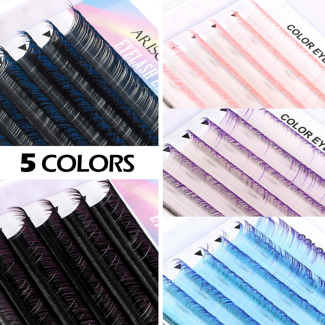 Ombre Colored Lashes