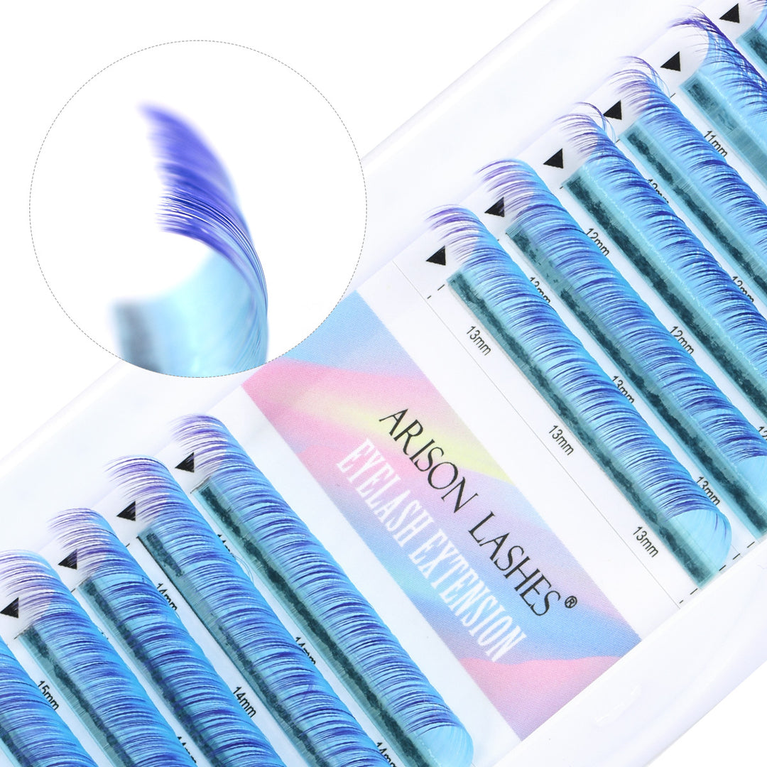 Ombre Colored Lashes