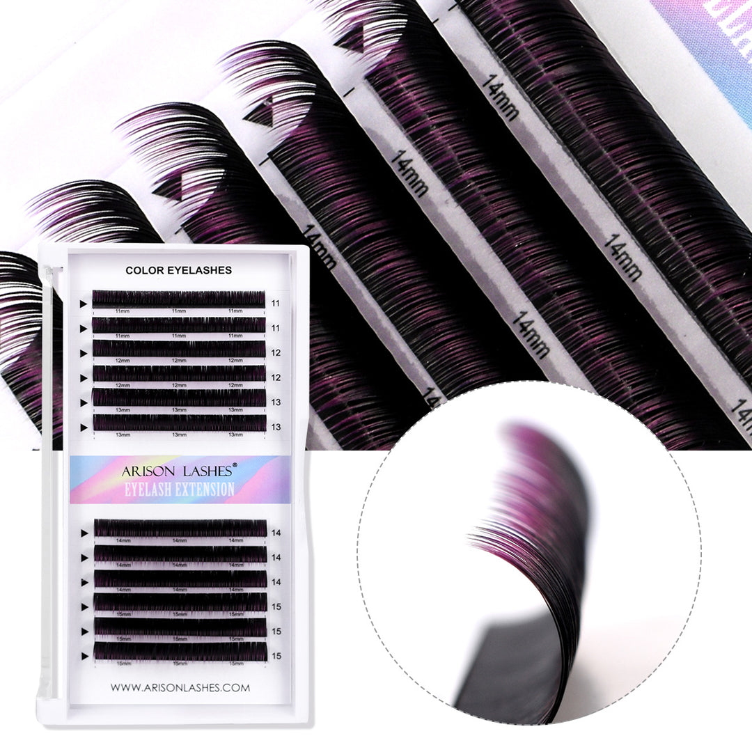Ombre Colored Lashes