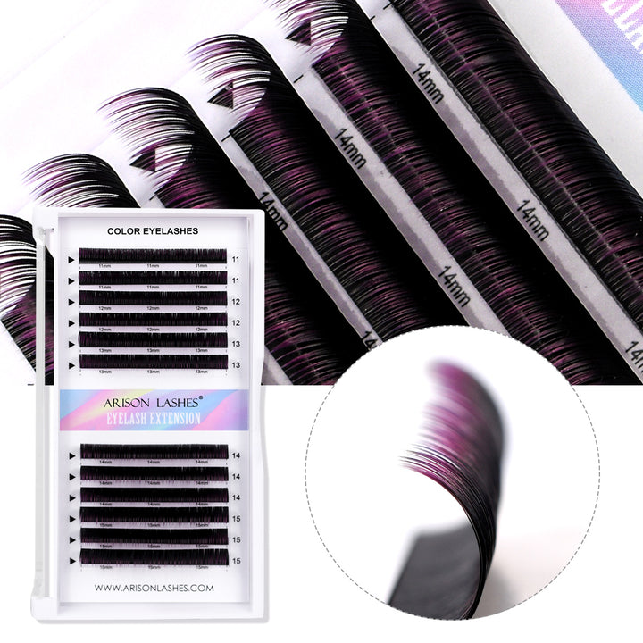 Ombre Colored Lashes
