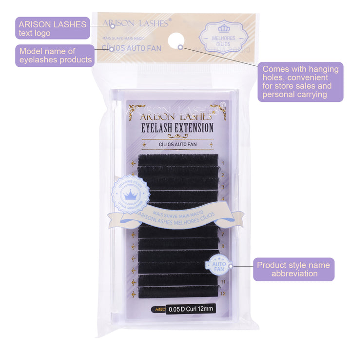 Premium Easy Fanning Lashes - 0.07mm