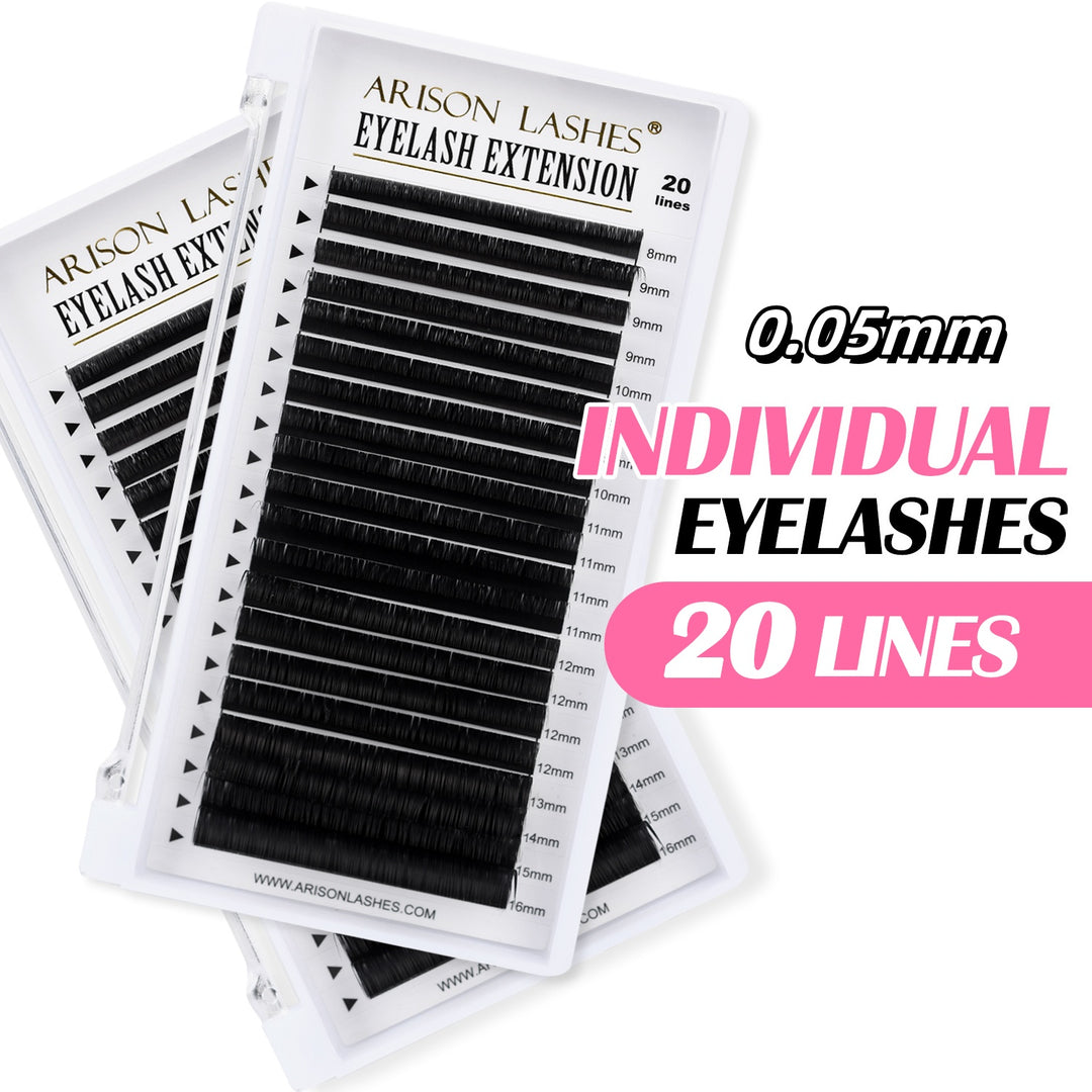 Volume Lashes - 0.05mm - 20 Rows