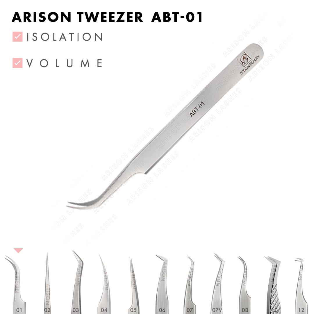 Strong-Curved Isolation/Volume Tweezers | ABT-01