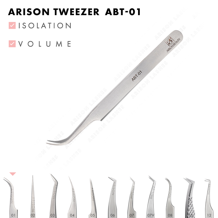 Strong-Curved Isolation/Volume Tweezers | ABT-01