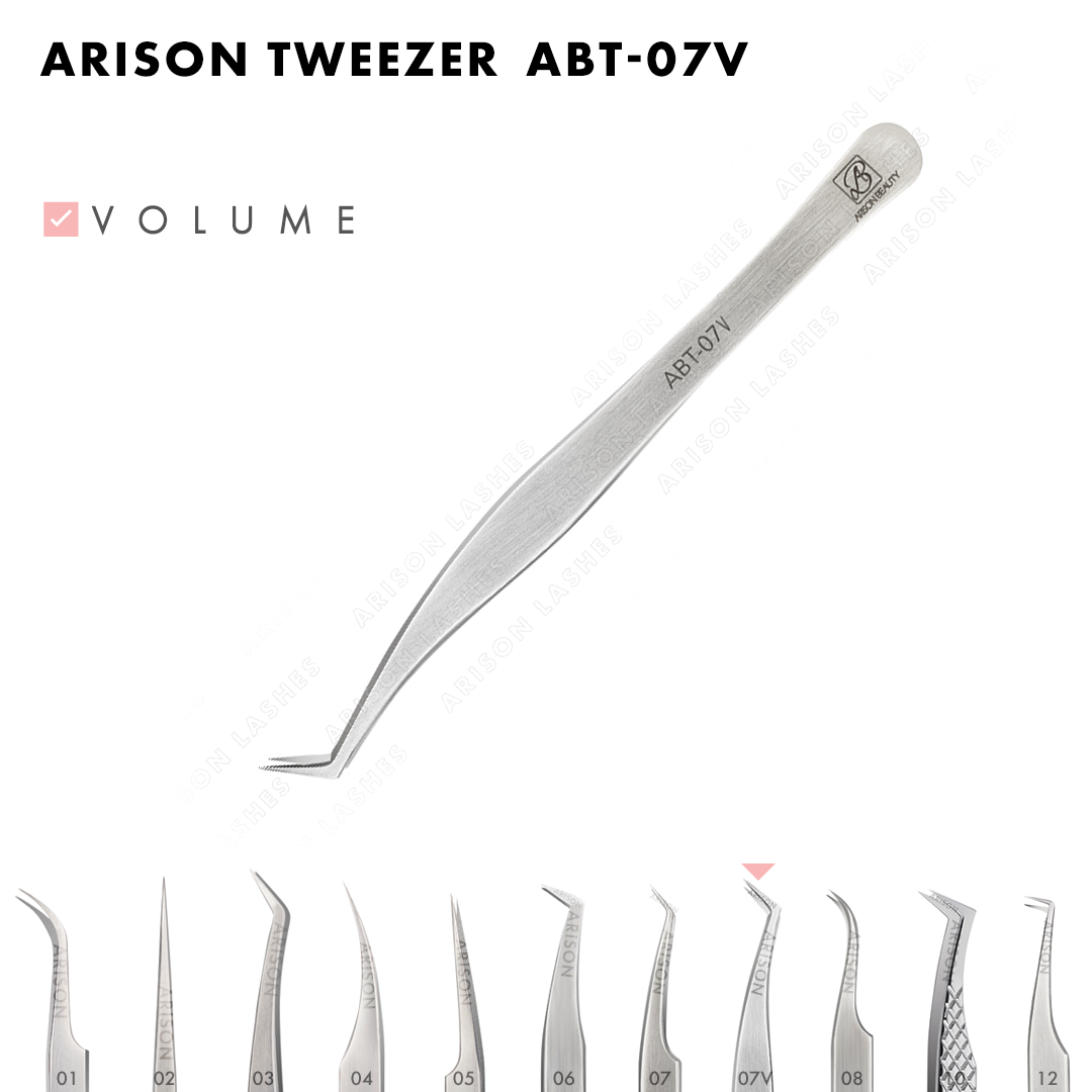 Volume Tweezers With 45° Angled Medium Tip | ABT-07V