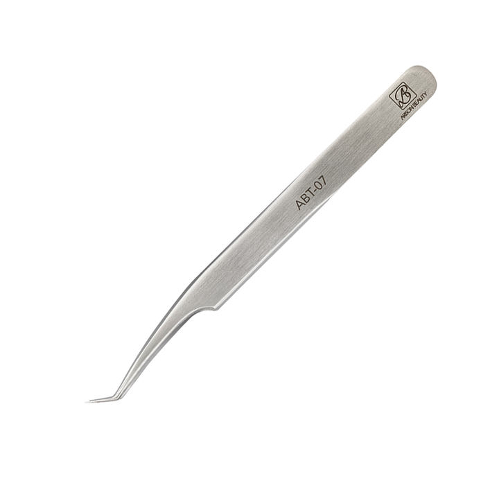 Classic Tweezers With 45° Angled Short Tip | ABT-07