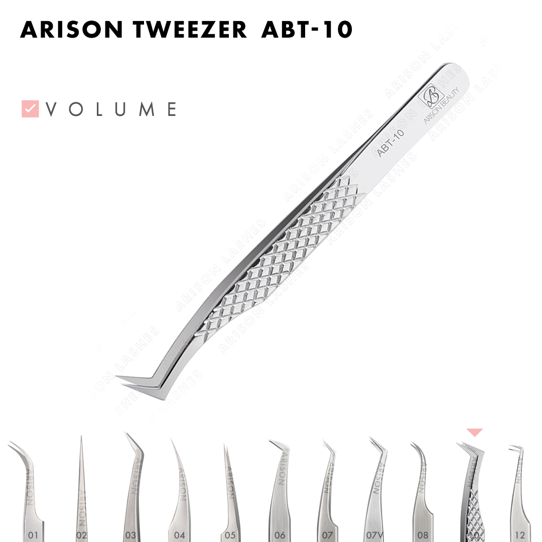 Boot Shape Mega Volume Tweezers With Diamond Grip | ABT-10