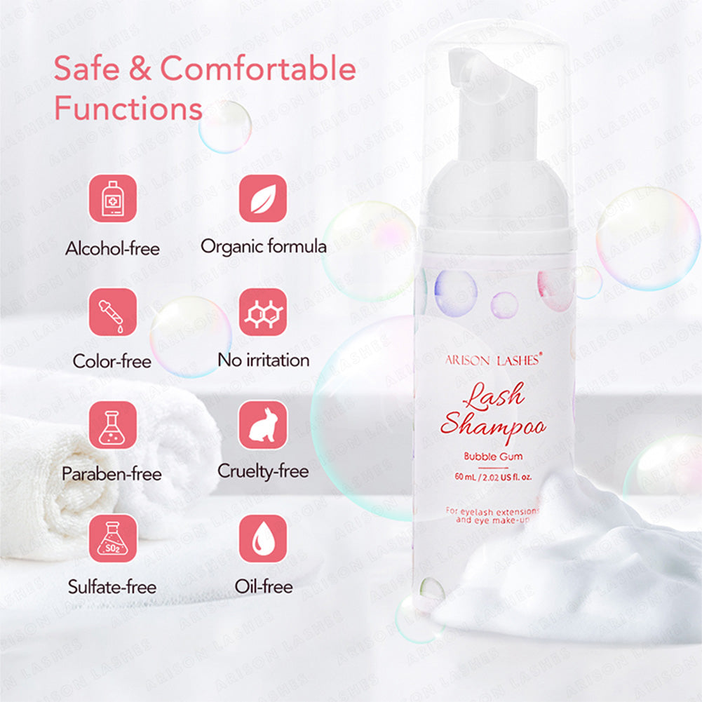 Eyelash Shampoo - 60mL, 14 New Scents