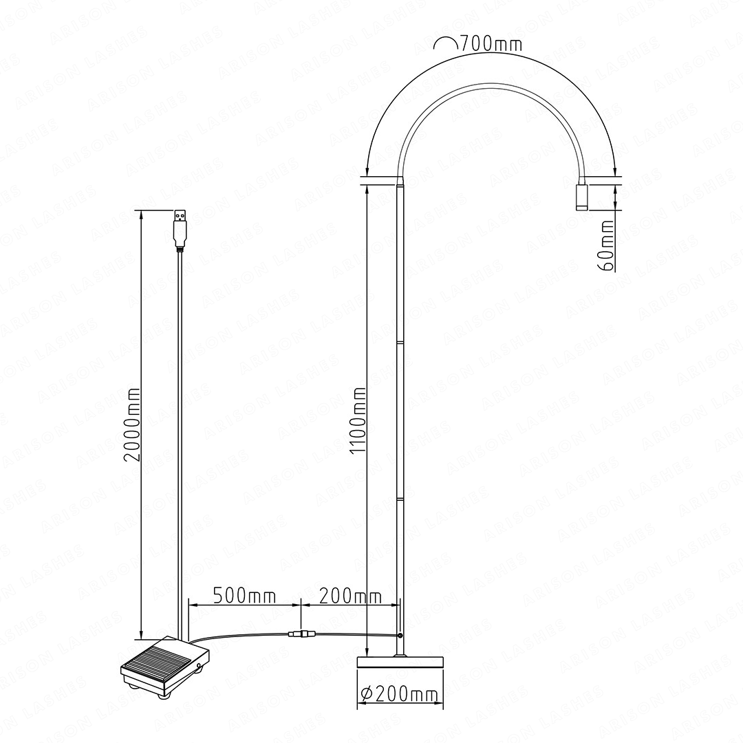 UV Lash Lamp Model III - Photobiological Safe