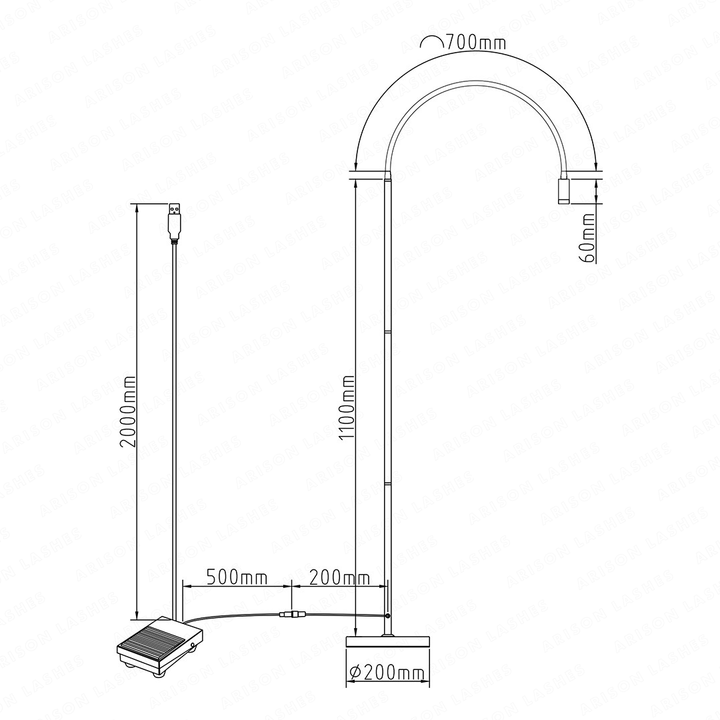 UV Lash Lamp Model III - Photobiological Safe