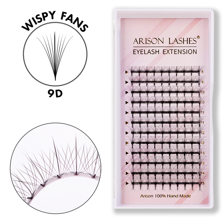 Wispy Premade Fans 9D