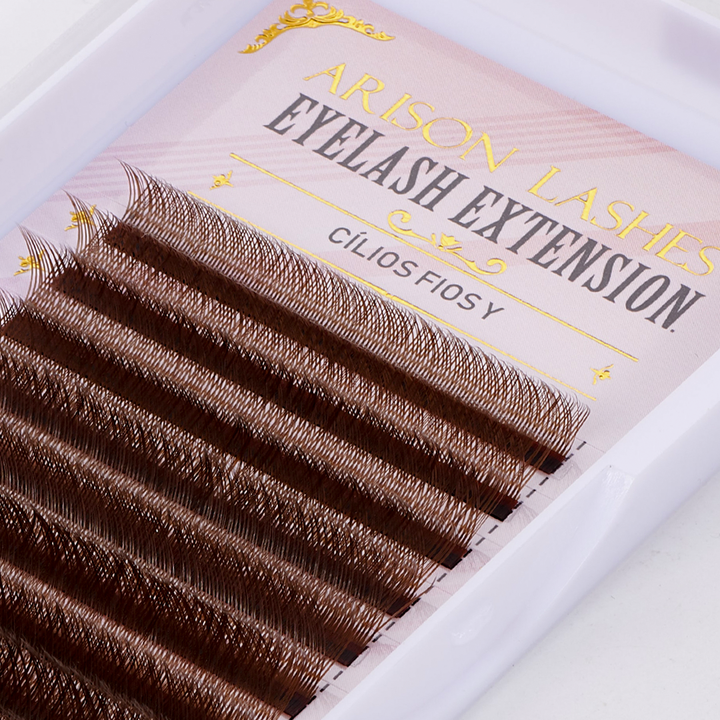 Brown YY Lashes - 0.07mm