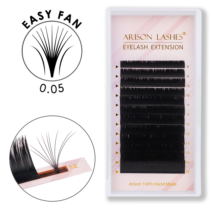 Easy Fanning Lashes - 0.05mm