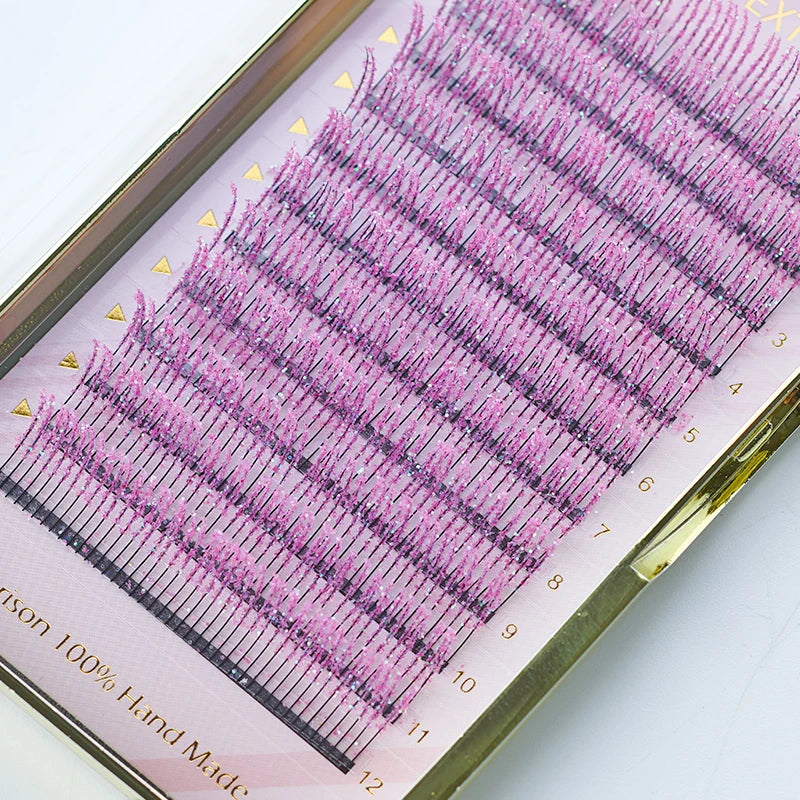 Glitter Eyelash Extensions - 0.15mm