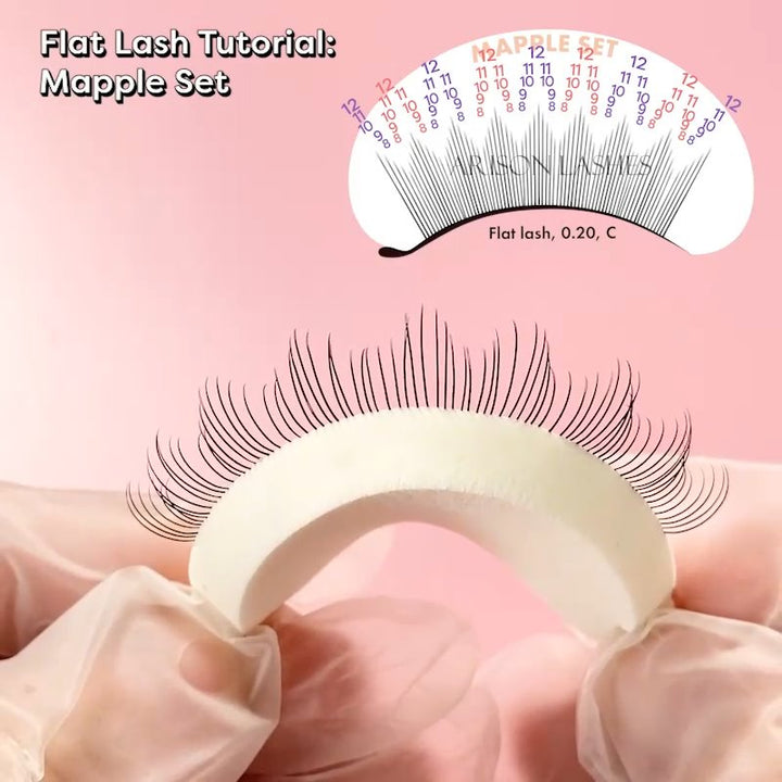 Video of ARISON LASHES Flat Eyelash Extensions
