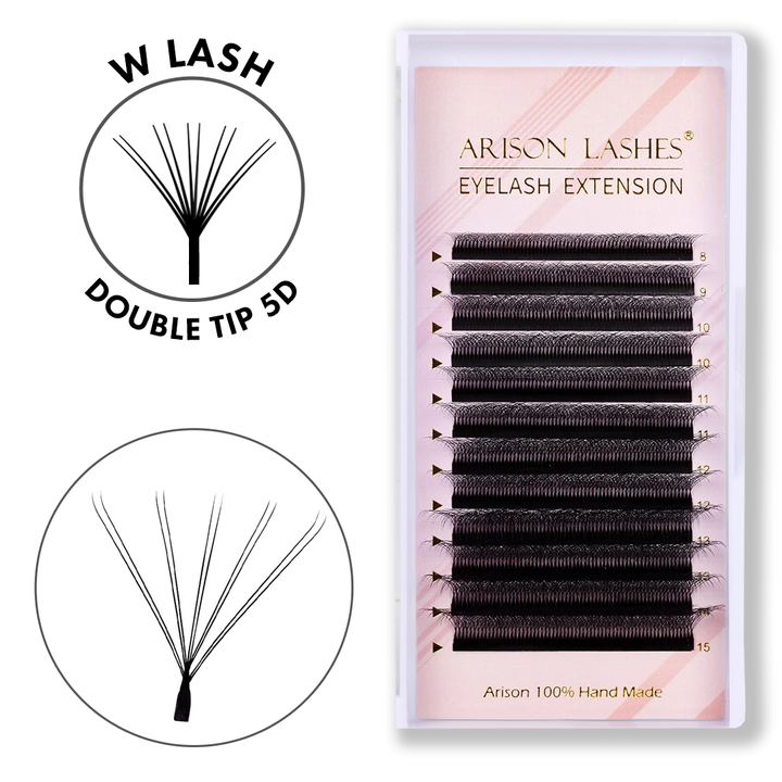 ARISON LASHES® Double Tip W5D Lash Extensions Tray