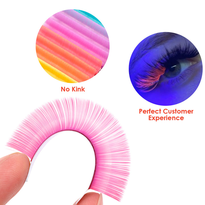Neon UV Lashes- 0.07mm