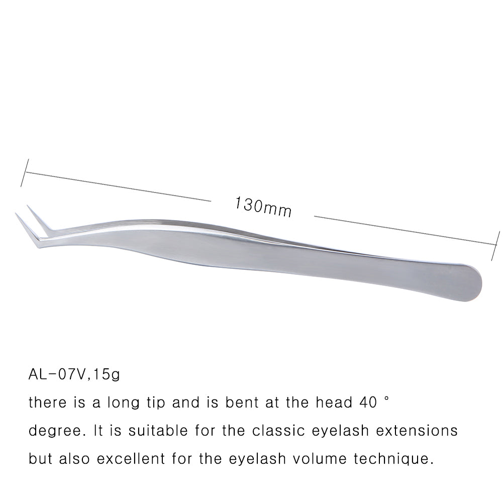 Volume Tweezers With 45° Angled Medium Tip | ABT-07V