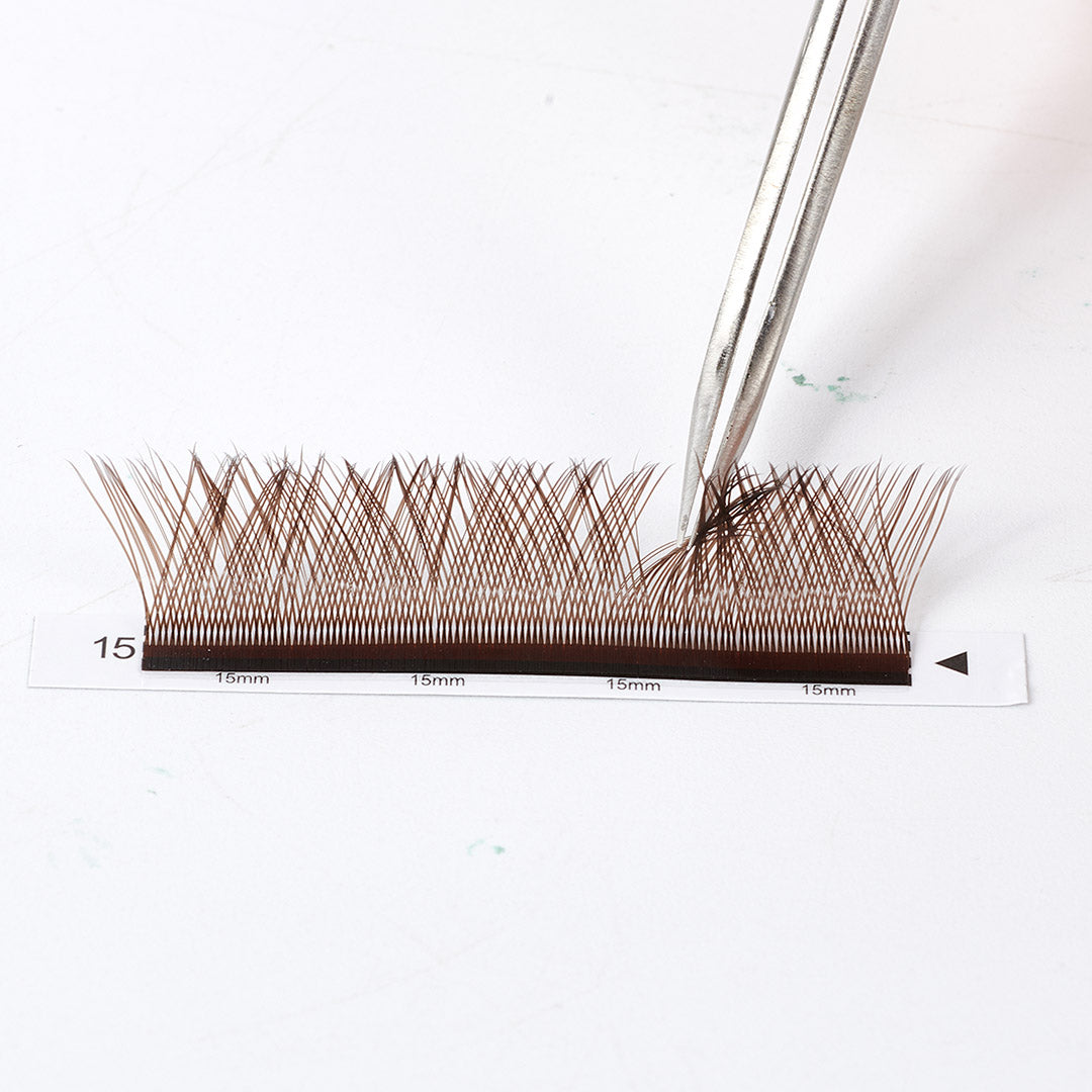 Brown YY Lashes - 0.07mm