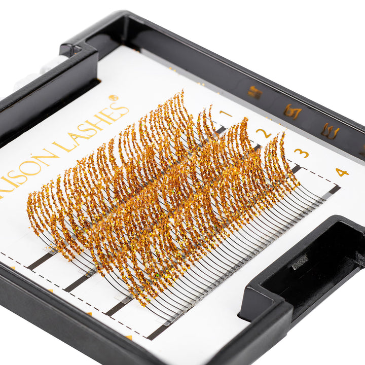 Glitter Eyelash Extensions Mini Tray - 0.15mm
