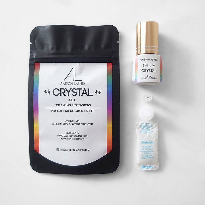 CRYSTAL Transparent Lash Extension Glue:1-2 Sec Drying