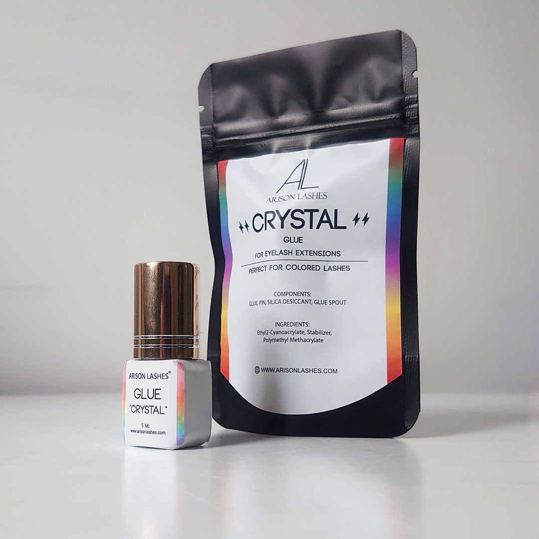 CRYSTAL Transparent Lash Extension Glue:1-2 Sec Drying